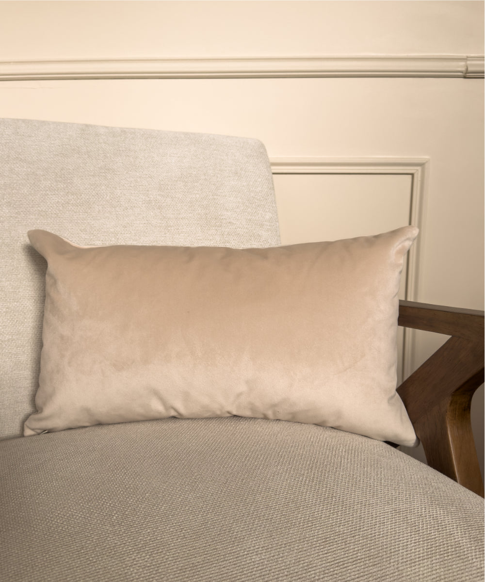 Coussin en velours couleur beige
#couleur_beige