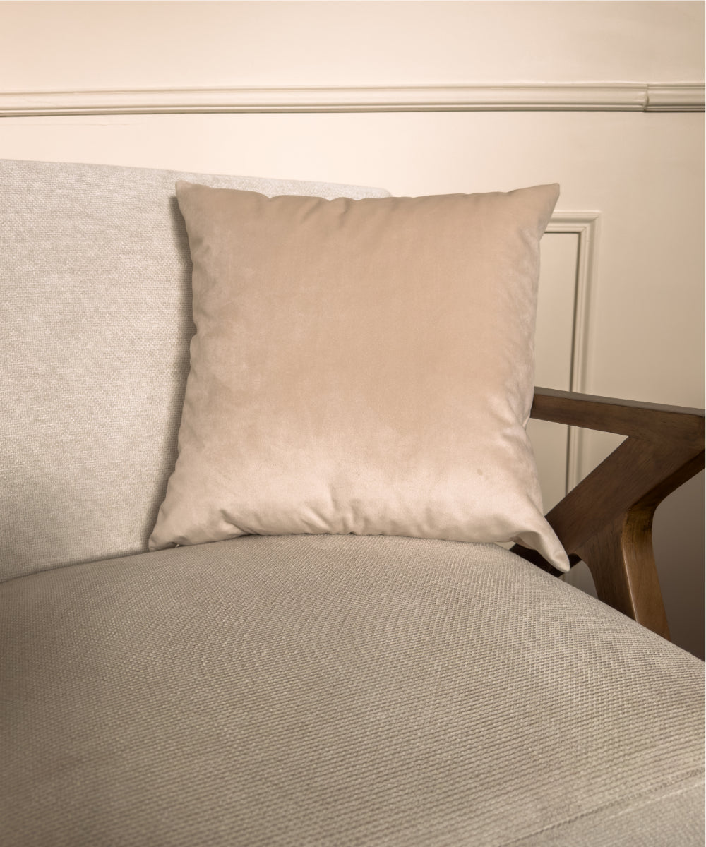 Coussin en velours couleur beige
#couleur_beige