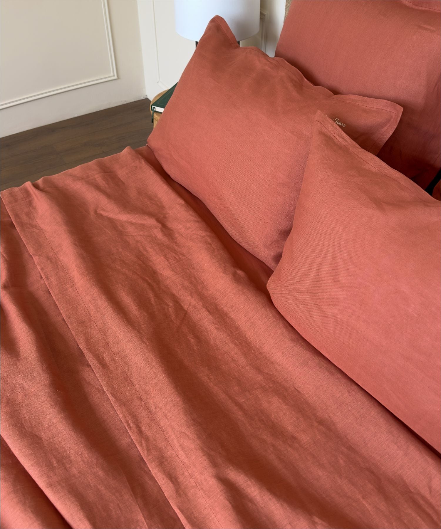 Drap plat Lin lavé français