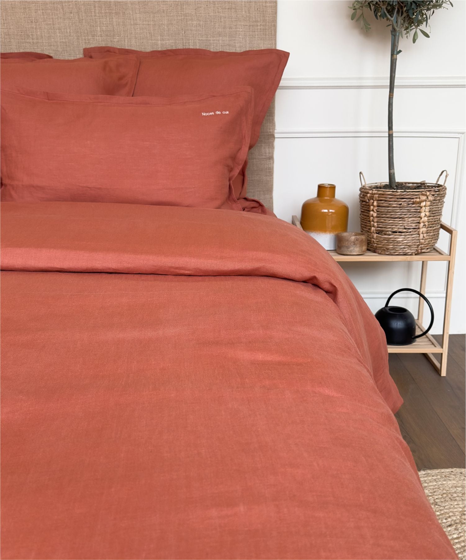Housse de couette Lin lavé français