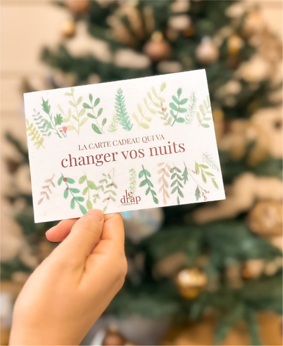 Carte cadeau Noël Le Drap Français
