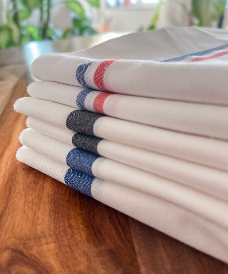 Torchon fabriqué dans les vosges - Linge de cuisine - Le Drap français