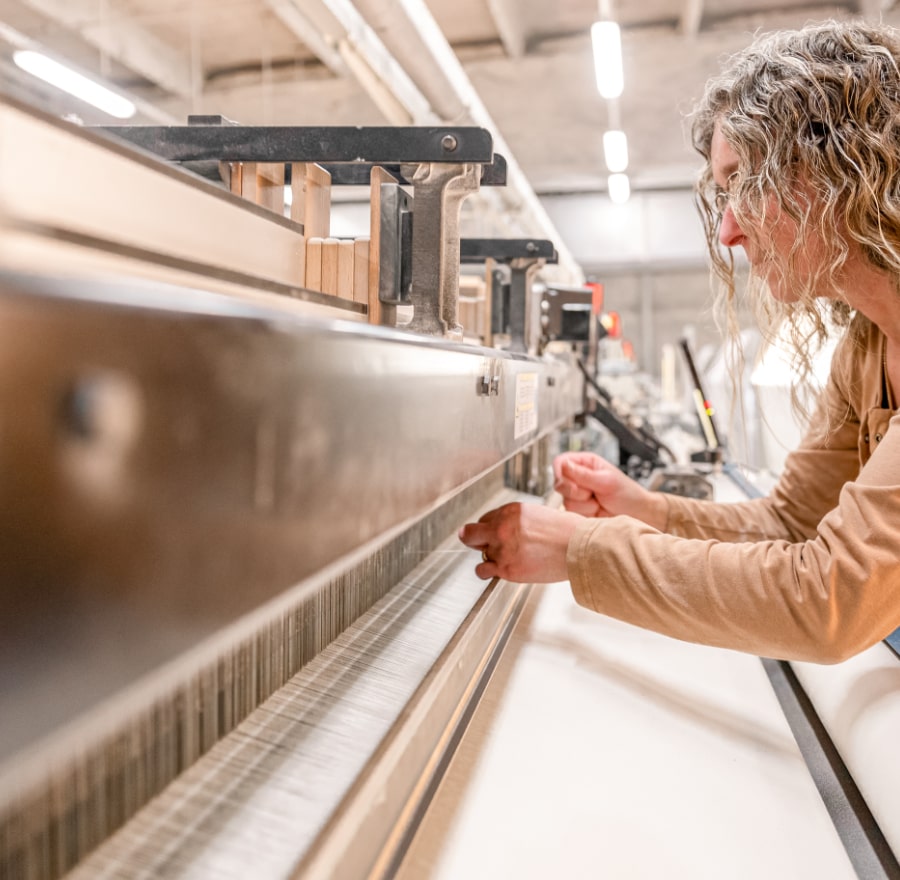 Atelier de tissage au coeur des vosges