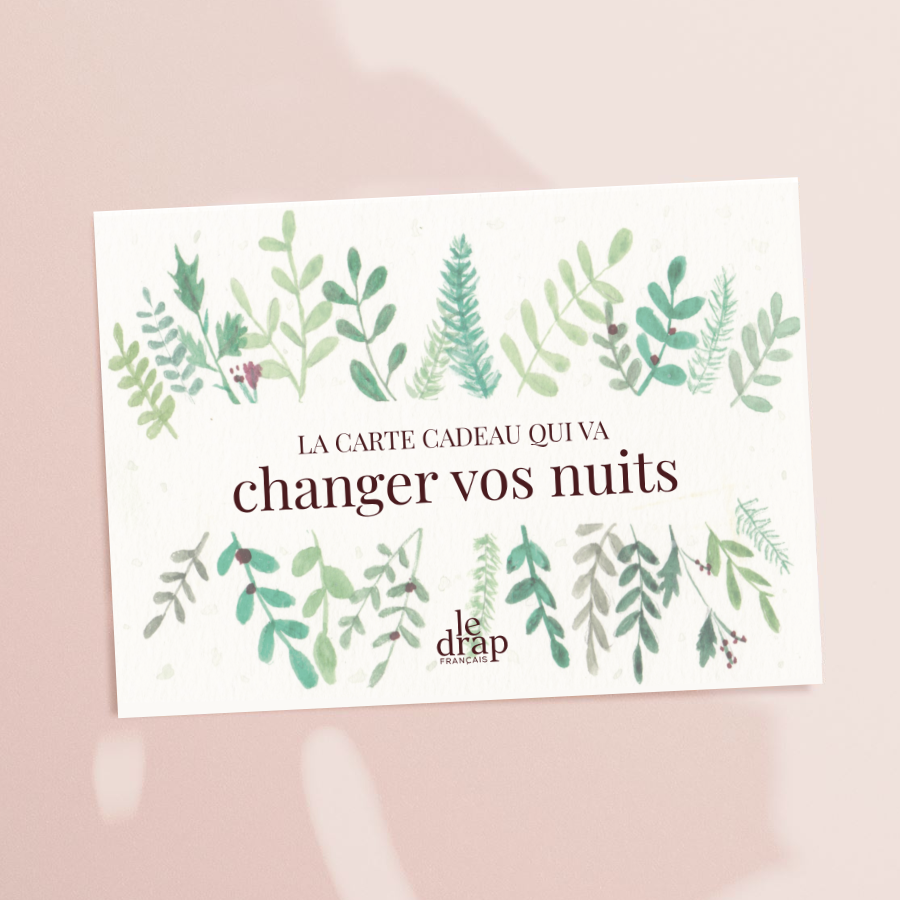 Carte cadeau le drap français - Edition Noel