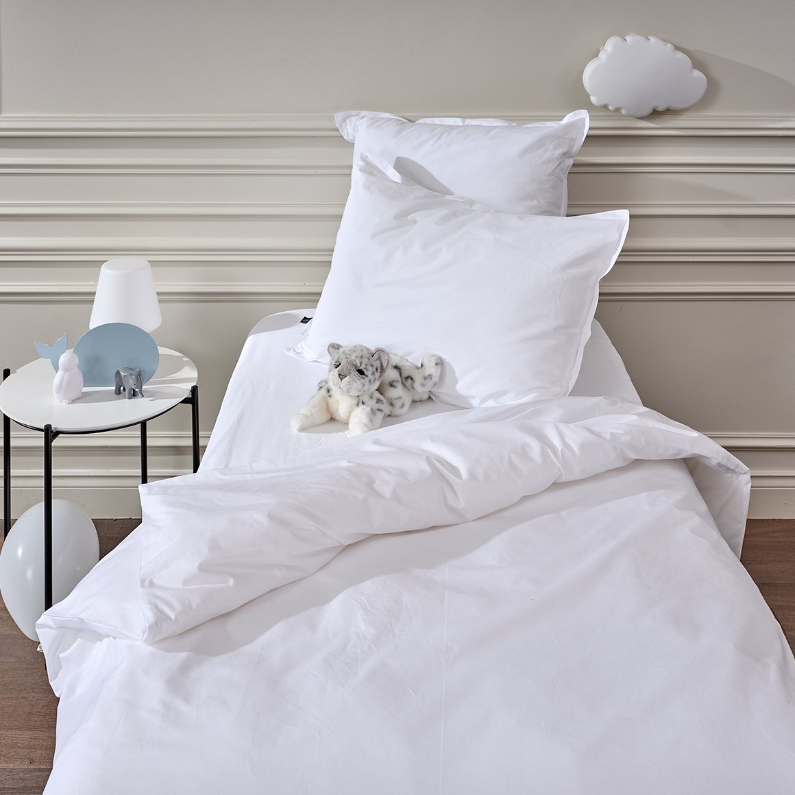 Drap-housse bébé et enfant - Percale de coton bio - Le Drap Français