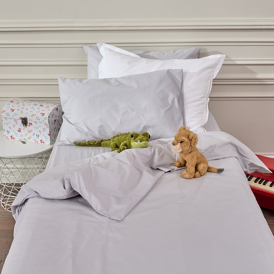 Drap-housse bébé et enfant - Percale de coton bio - Le Drap Français