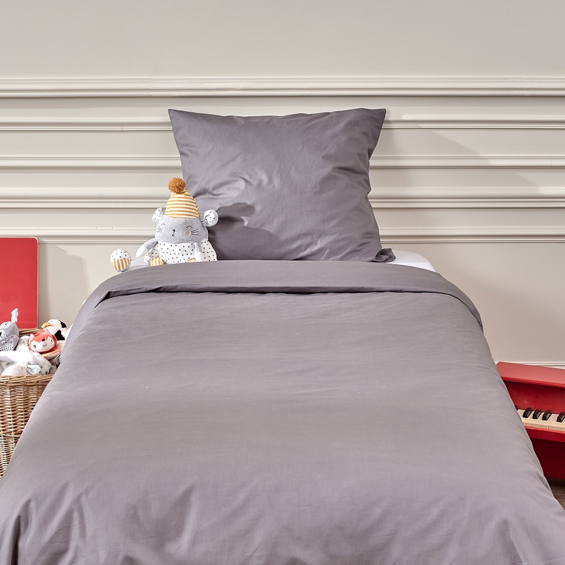 Housse de couette bébé et enfant - Percale de coton bio - Le Drap Français