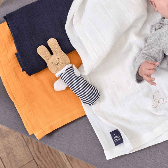 Lange en double gaze de coton - Le Drap Français