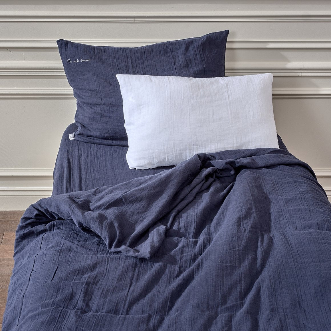 Taie d'oreiller enfant - Double gaze de coton - Le Drap Français