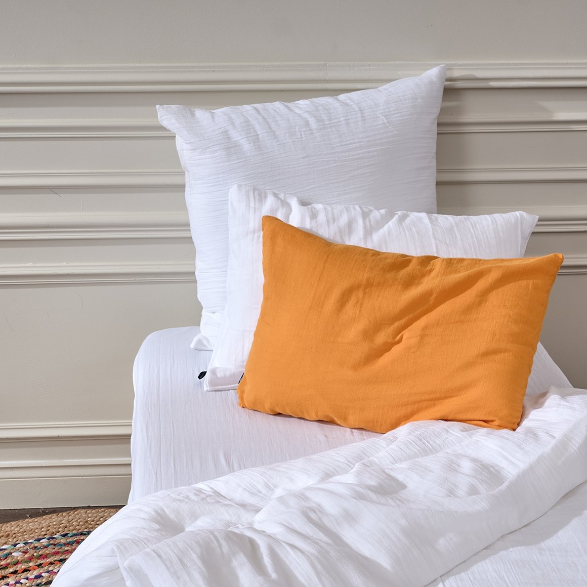 Taie d'oreiller enfant - Double gaze de coton - Le Drap Français