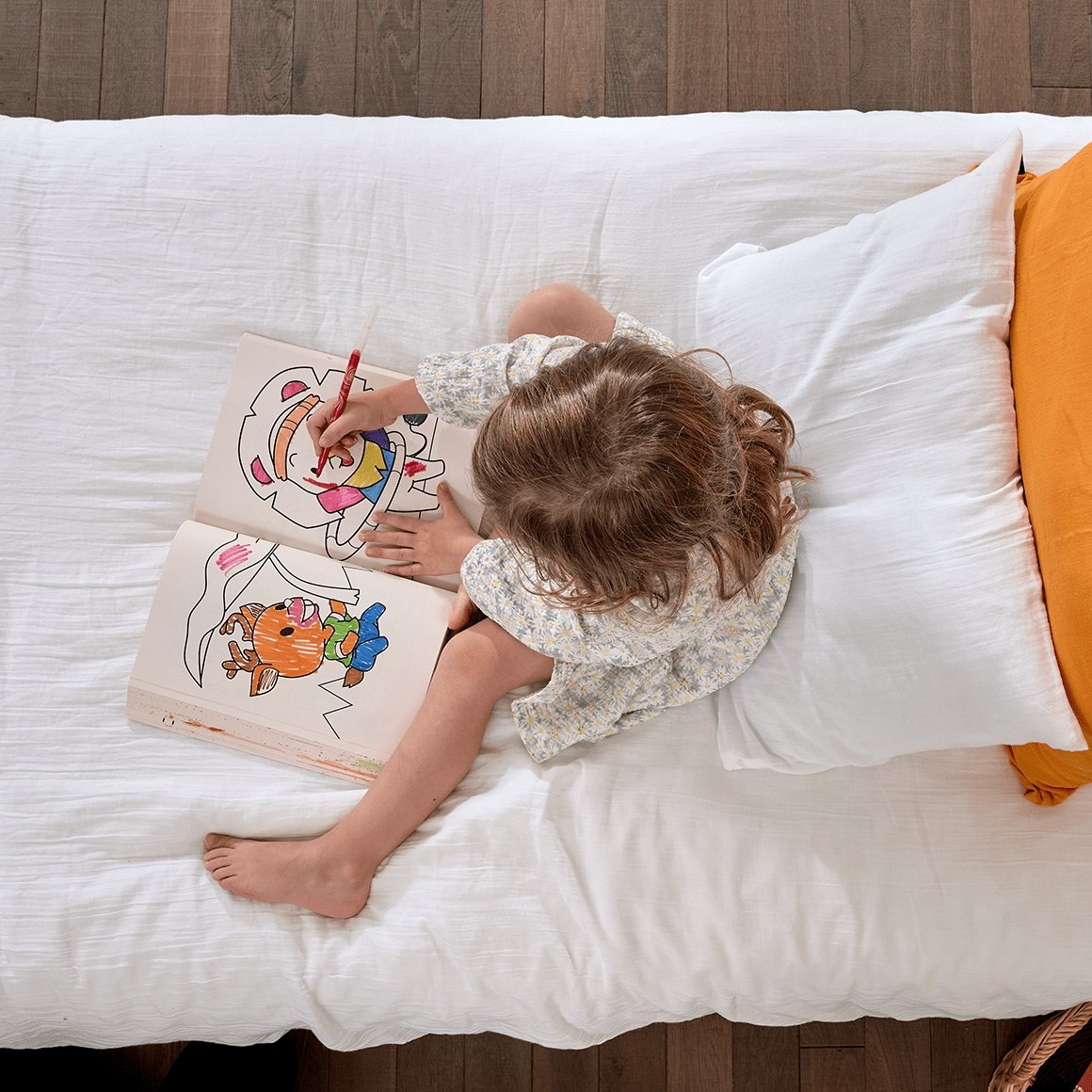 Taie d'oreiller enfant - Double gaze de coton - Le Drap Français