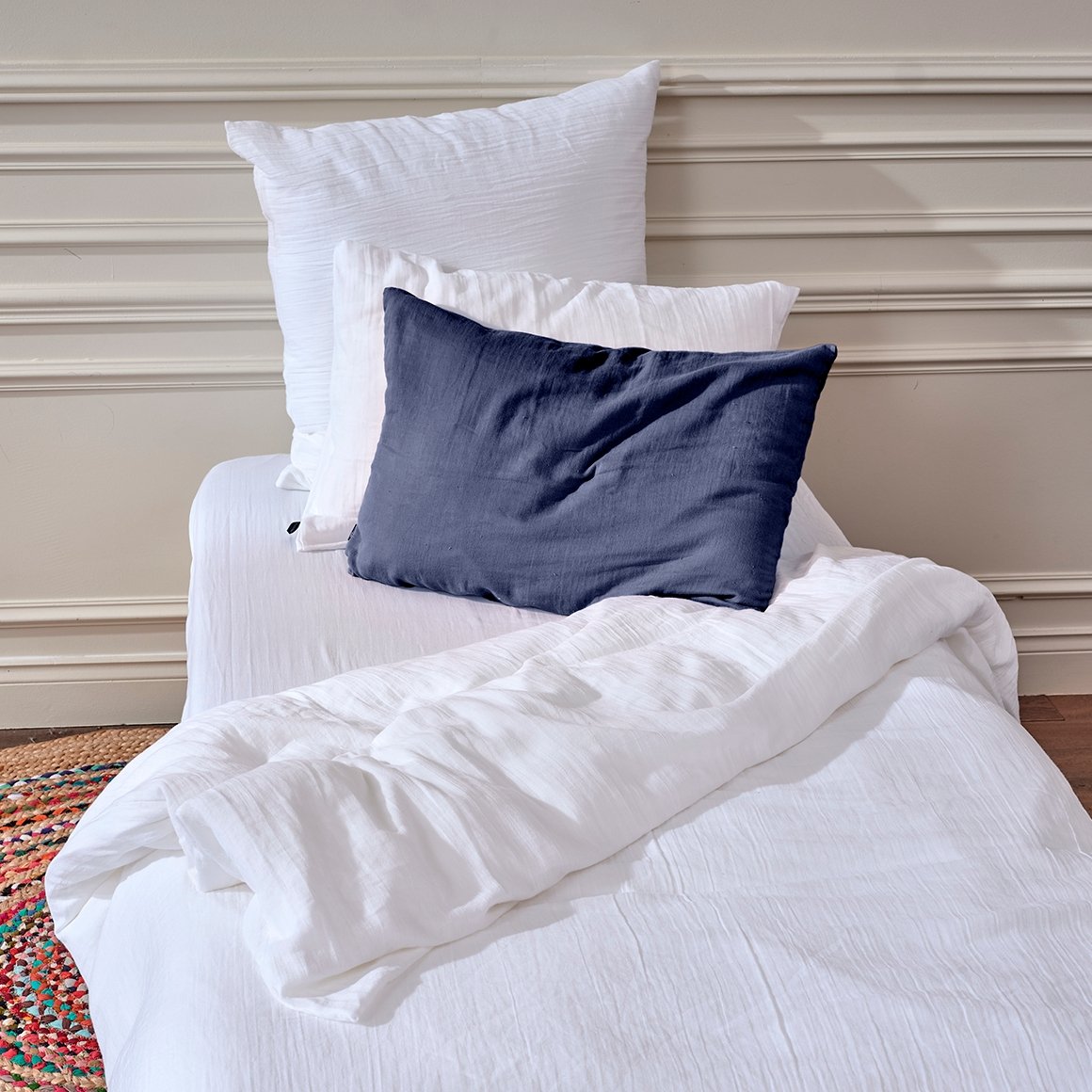 Taie d'oreiller enfant - Double gaze de coton - Le Drap Français