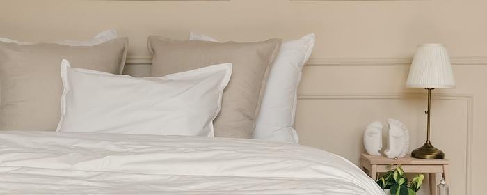 Draps en percale de coton