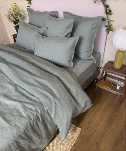 Linge de lit haut de gamme - Collection en lin cultivé en France - Le Drap Français