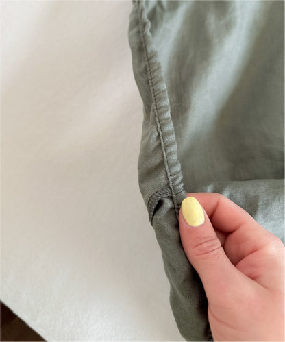 Drap-housse tenue parfaite - Lin lavé cultivé en Normandie - Le Drap français