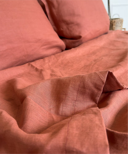 Drap plat Lin lavé français