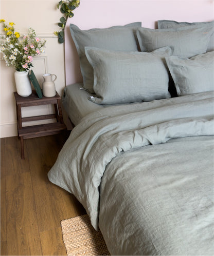 Housse de couette en lin - Qualité premium - Fabrication Vosgienne - Le Drap Français